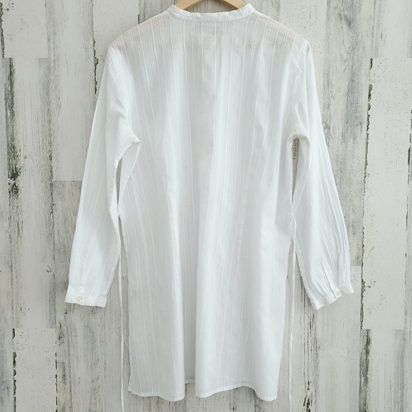 J.Jill Top Pintucked Cotton Tunic - Picture 8 of 10